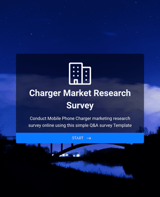 Form Templates: Charger Market Research Survey