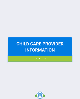 Form Templates: Child Care Provider Information