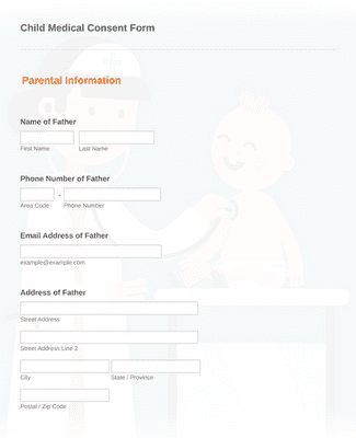 Form Templates: Child Medical Consent Form