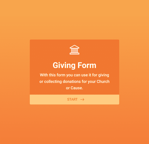 Form Templates: Church Donation Giving Form