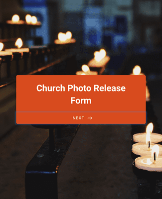 Church Photo Release Form