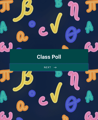 Form Templates: Class Poll 