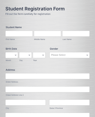 Class Registration Form Template | Jotform