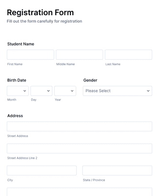 Parent Consent Form for Student Form Template | Jotform