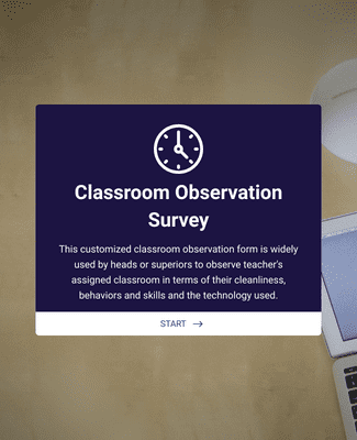 Form Templates: Classroom Observation Survey