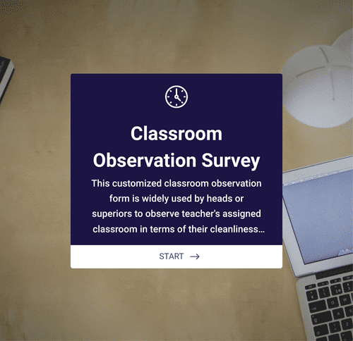 Form Templates: Classroom Observation Survey