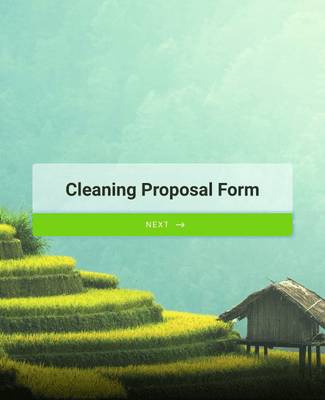 Cleaning Proposal Form