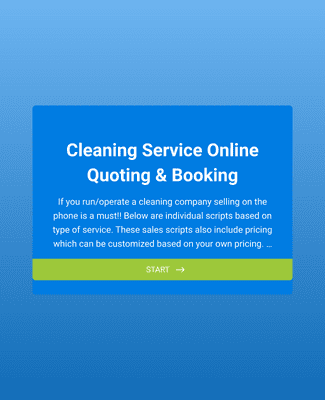 Cleaning Service Online BookingScheduling