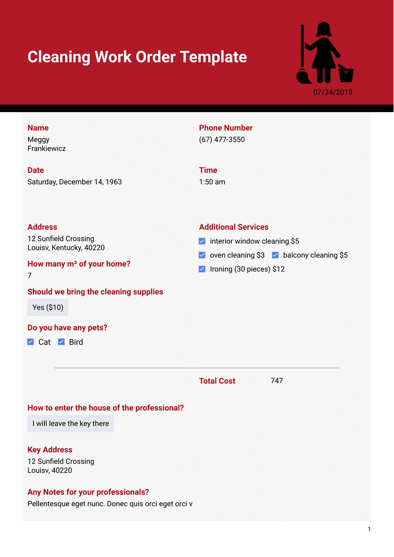 30 Work Order Templates Jotform