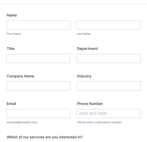 Photo Editing Questionnaire Form Template | Jotform