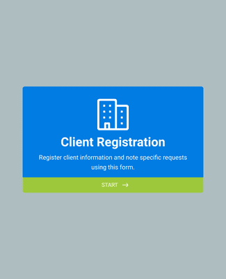 Form Templates: Client Registration