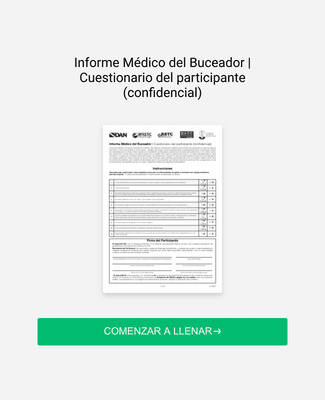 Clone of Informe Médico del Buceador | Cuestionario del participante (confidencial)