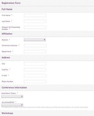 Professional Event Registration Form Template | Jotform