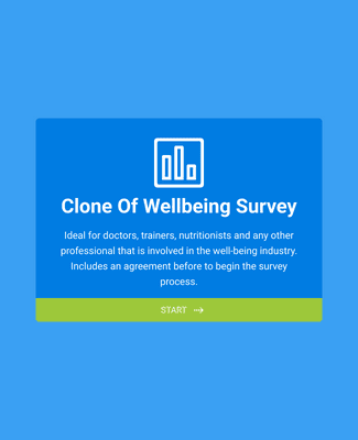 Form Templates: Wellbeing Survey