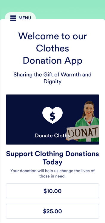 Cloths Donation App