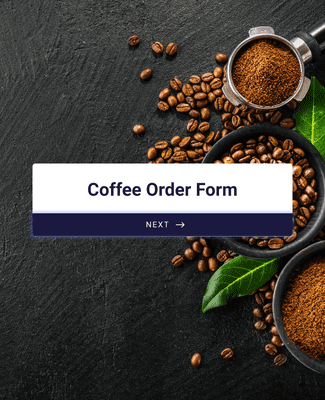 Coffee Order Form