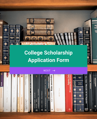 Form Templates: College Scholarship Application Form
