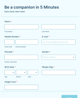 application form for companion travel pass