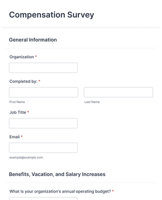 Compensation Survey Form Template Jotform Compensation Survey Form Template Jotform