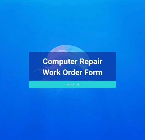 Form Templates: Computer Repair Work Order Form