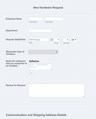 30+ Purchase Order Request Form Templates | JotForm