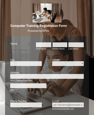Computer Training Registration Form Template | JotForm