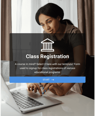 Form Templates: Computer Training Registration Form