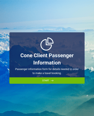 Form Templates: Client Passenger Information