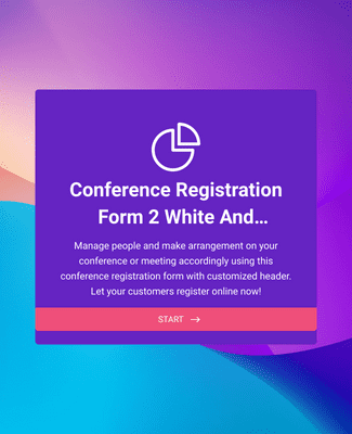 Form Templates: Conference Registration Form
