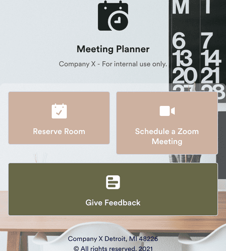 Conference Room Booking App Template | Jotform