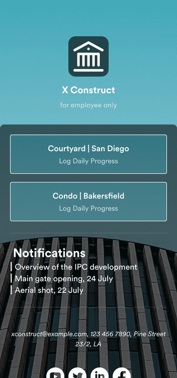 Construction Daily Log App