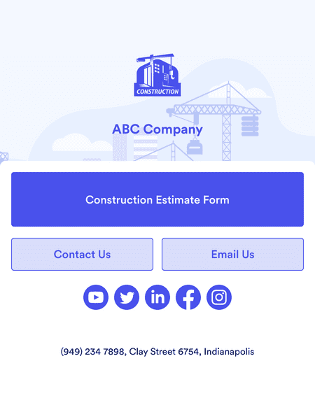 Construction Estimate App