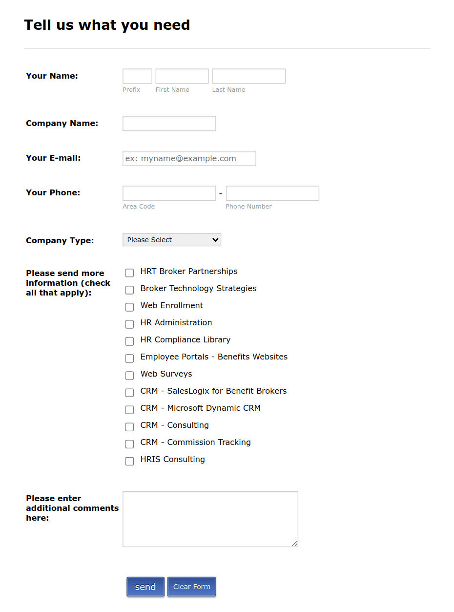 Template consultancy-registration-form
