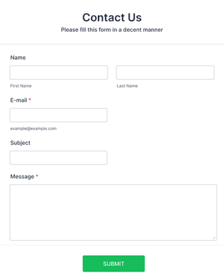 Template contact-form-private-57
