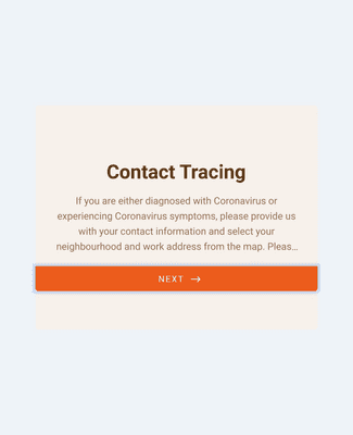 Contact Tracing Form