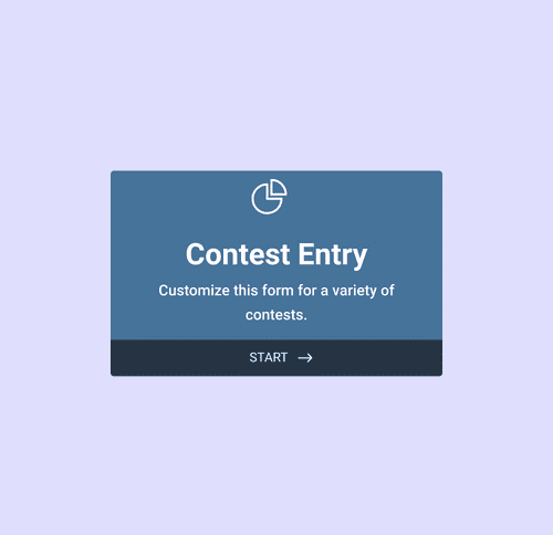 Form Templates: Contest Entry Form