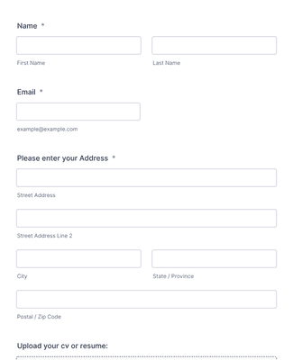 Form Templates: Contractor Application Form
