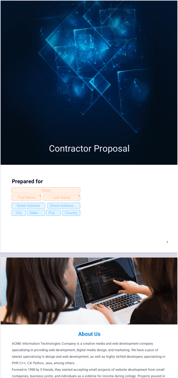 Free Business Proposal Template - Sign Templates