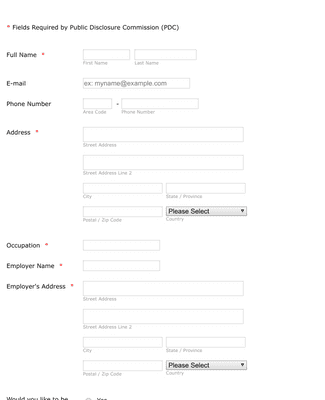Contributions Form Template | JotForm