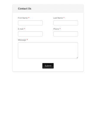 Simple Business Contact Form Template | Jotform