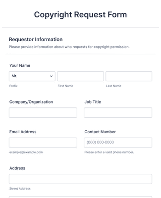 Social Media Content Request Form Template | Jotform