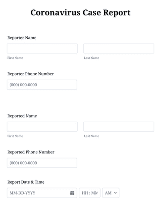 Case Report Form Template | Jotform