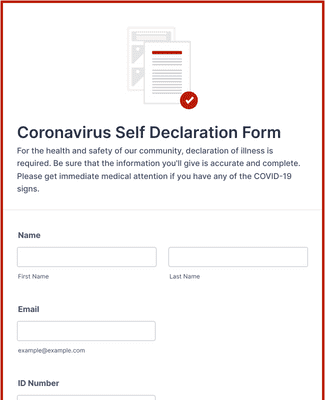 DBS Form Template | Jotform