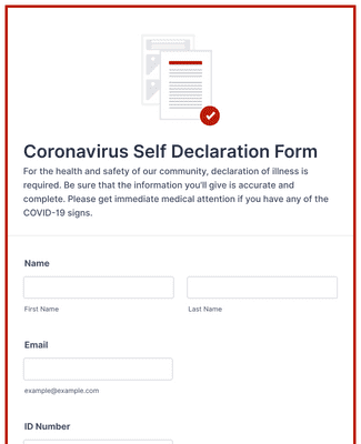 self declaration form covid 19 pdf