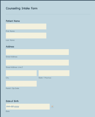 Social Worker Intake Form Template JotForm