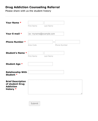 Counseling Referral Form Template Jotform   Counseling Referral Form 335dec1e2cff0094c189d5403d4557b2 Classic 