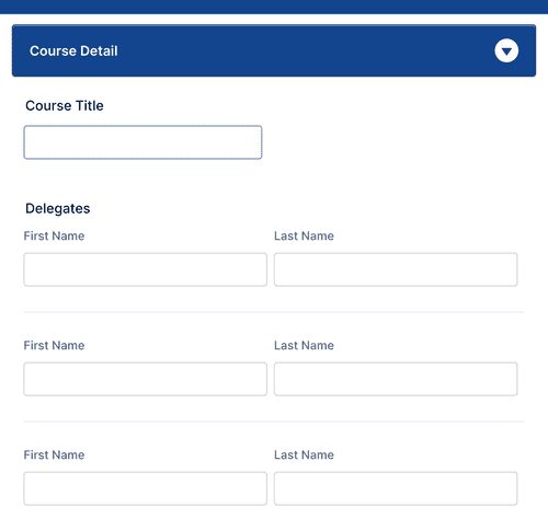 Course Booking Form Template | Jotform