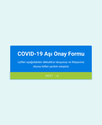 COVID-19 Aşı Onam Formu