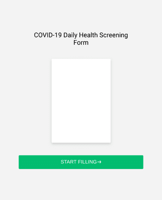COVID 19 Screening Form Template Jotform