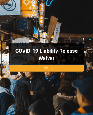 COVID-19 Liability Release Waiver